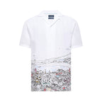 Camisa Manga Corta De Mezcla De Lino Naxos Para Caballero
