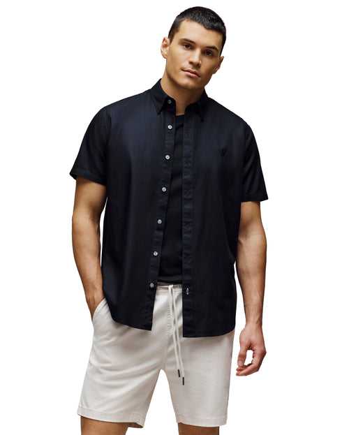 Camisa Manga Corta Oxford Para Caballero