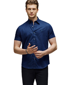 Camisa Manga Corta Oxford Para Caballero
