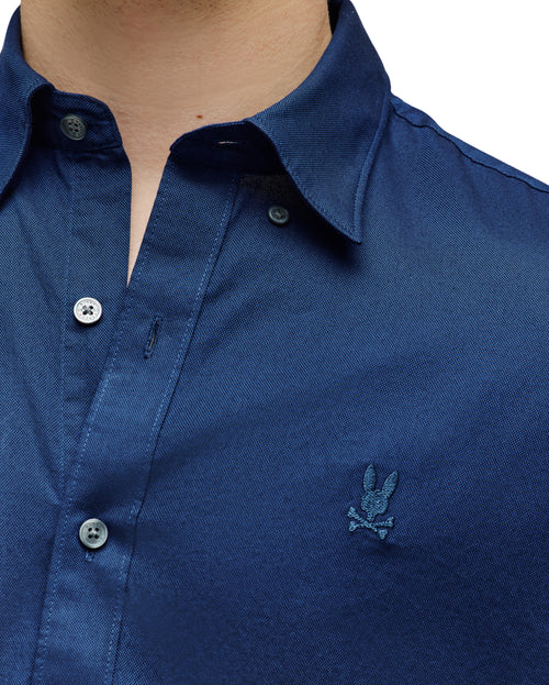 Camisa Manga Corta Oxford Para Caballero