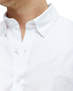 Camisa Manga Corta Oxford Para Caballero