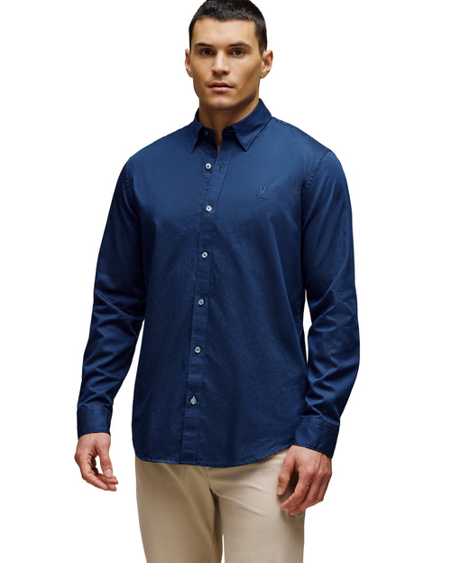 Camisa Manga Larga Oxford Para Caballero