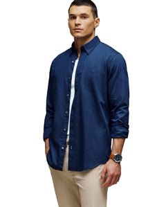 Camisa Manga Larga Oxford Para Caballero