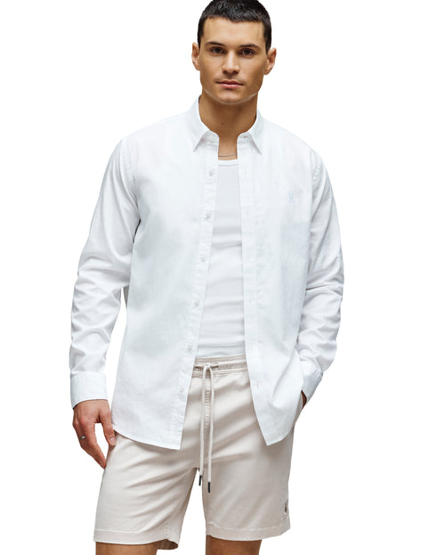 Camisa Manga Larga Oxford Para Caballero