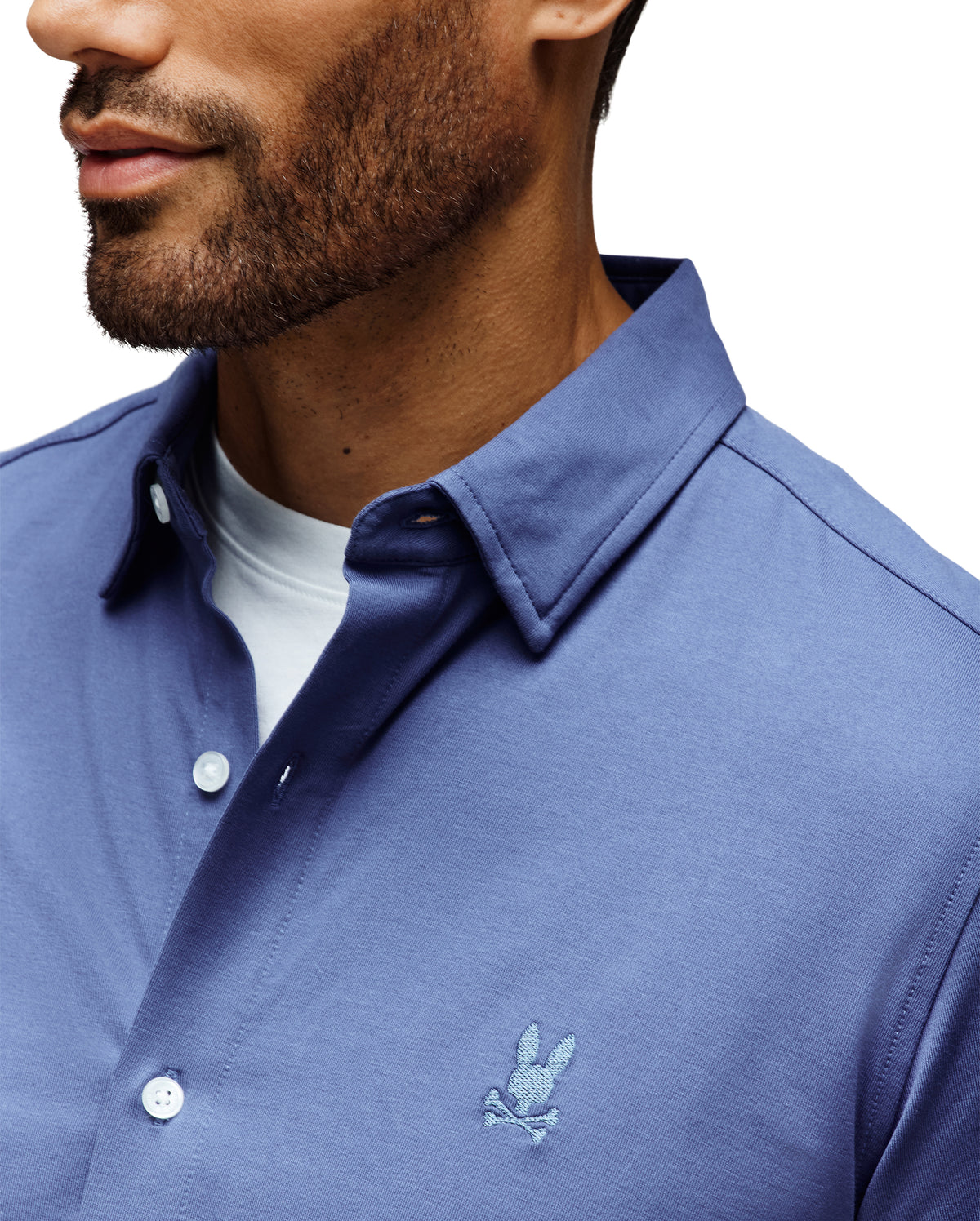 PSYCHO BUNNY CAMISAS HOMBRE AZUL