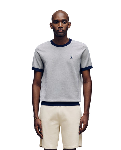 Camiseta Jacquard Punto Ali Para Caballero