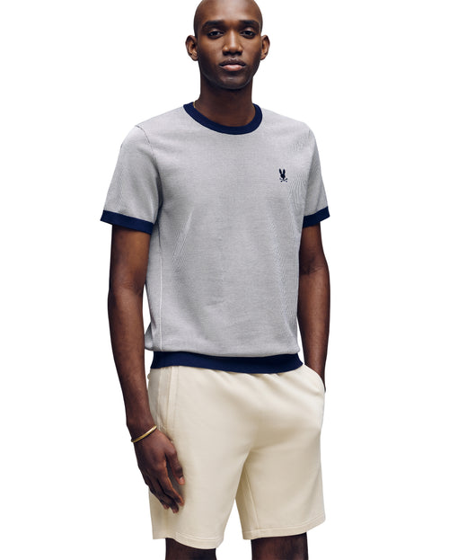 Camiseta Jacquard Punto Ali Para Caballero