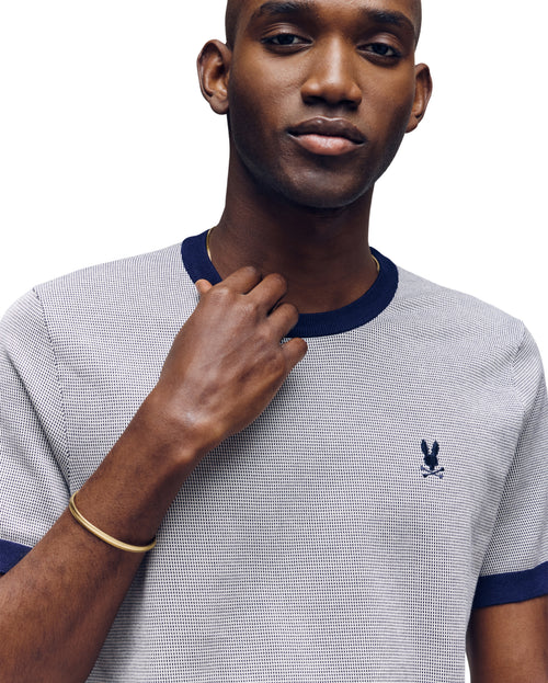 PSYCHO BUNNY CAMISETA HOMBRE CUELLO REDONDO AZUL