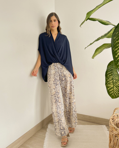BLUSA PRIMIA DAMA NAVIA AZUL AZUL