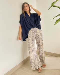 BLUSA PRIMIA DAMA NAVIA AZUL AZUL