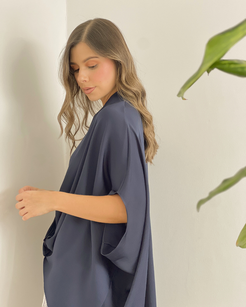 BLUSA PRIMIA DAMA NAVIA AZUL AZUL