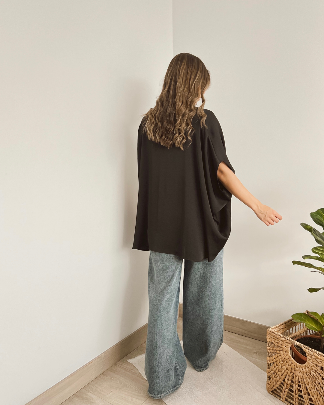 BLUSA PRIMIA DAMA NAVIA NEGRO NEGRO