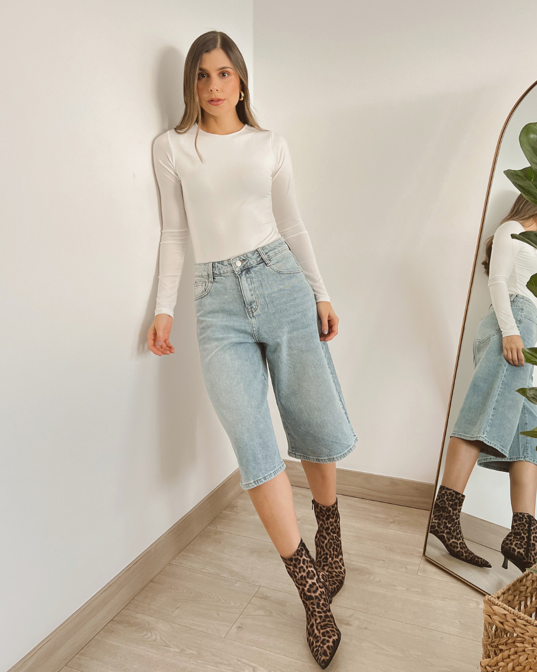 BERMUDA PRIMIA DAMA P.019 DENIM