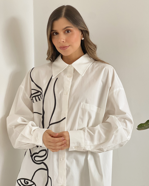 CAMISA PRIMIA DAMA P.030 BLANCO