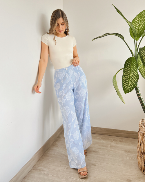 PANTALON PRIMIA DAMA PATTY AZUL