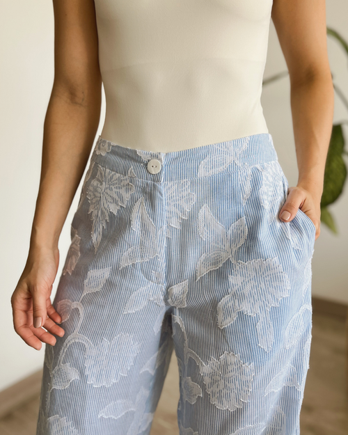 PANTALON PRIMIA DAMA PATTY AZUL