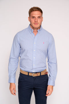 RALPH LAUREN CAMISA MANGA LARGA HOMBRE AZUL