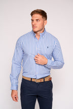 RALPH LAUREN CAMISA MANGA LARGA HOMBRE AZUL