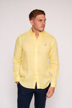 RALPH LAUREN CAMISA MANGA LARGA HOMBRE AMARILLO