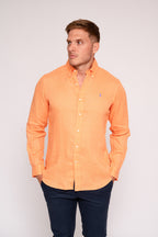 RALPH LAUREN CAMISA MANGA LARGA HOMBRE NARANJA