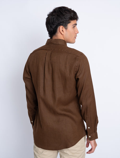 Camisa Lino Custom Fit