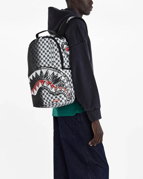 Mochila Dlxsv Mix And Match Grey Check Scribble Split