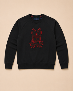 PSYCHO BUNNY SUDADERAS PARA NIÑO NEGRO