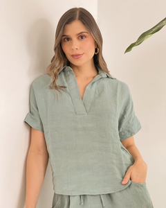 BLUSA PRIMIA DAMA T.110 VERDE VERDE
