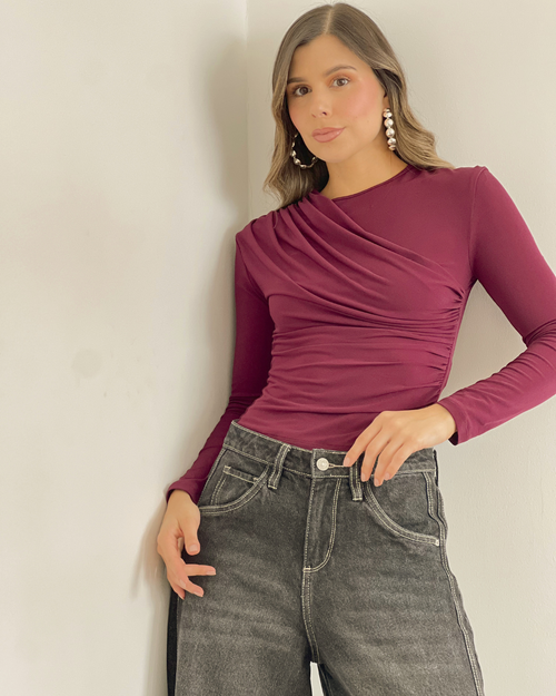 BLUSA PRIMIA DAMA T.137 UVA