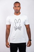 T-SHIRT PSYCHO BUNNY PARA HOMBRE COLOR BLANCO MT0200310100