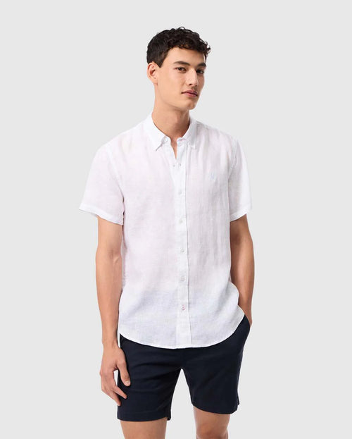 Camisa Manga Corta De Lino Aldine Para C