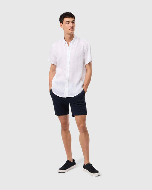Camisa Manga Corta De Lino Aldine Para C