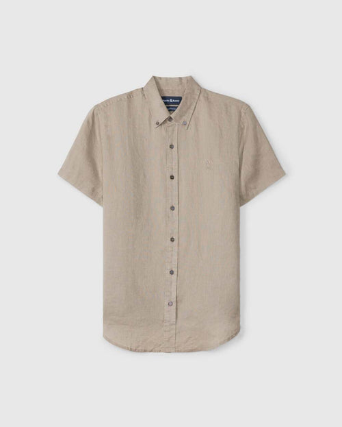 Camisa Manga Corta De Lino Aldine Para C