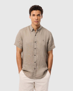 Camisa Manga Corta De Lino Aldine Para C