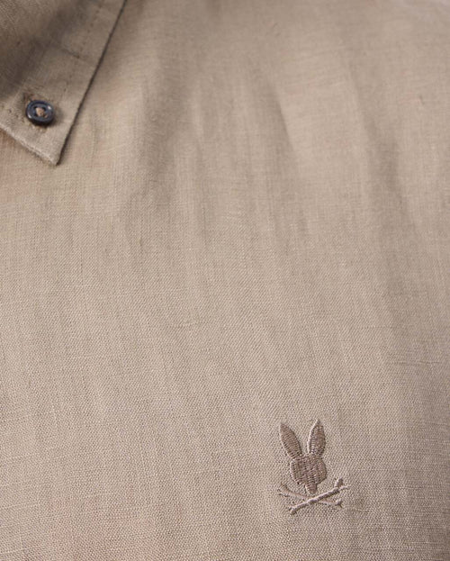 Camisa Manga Corta De Lino Aldine Para C