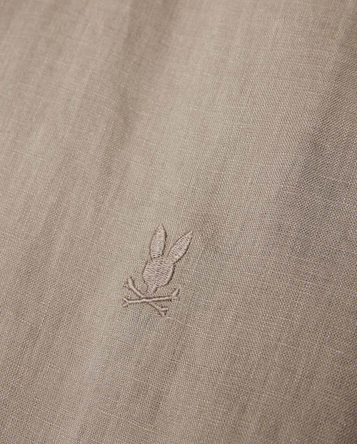 Camisa Manga Corta De Lino Aldine Para C