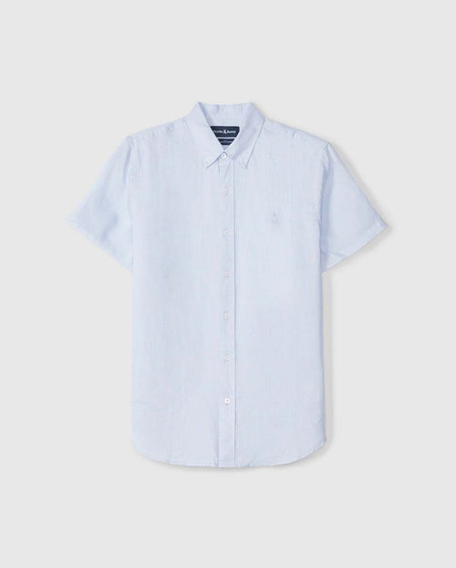 Camisa Manga Corta De Lino Aldine Para C