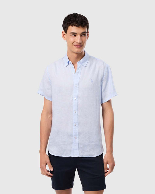Camisa Manga Corta De Lino Aldine Para C
