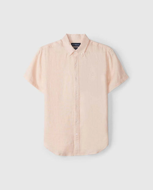 Camisa Manga Corta De Lino Aldine Para C