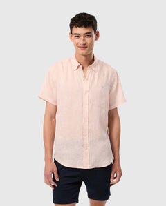 Camisa Manga Corta De Lino Aldine Para C
