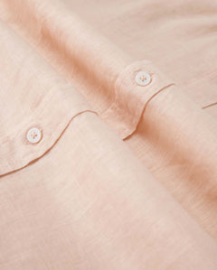 Camisa Manga Corta De Lino Aldine Para C