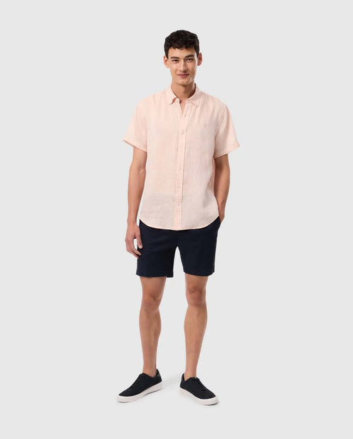 Camisa Manga Corta De Lino Aldine Para C