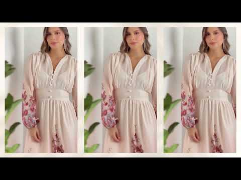 VESTIDO PRIMIA DAMA P.032 PALO ROSA