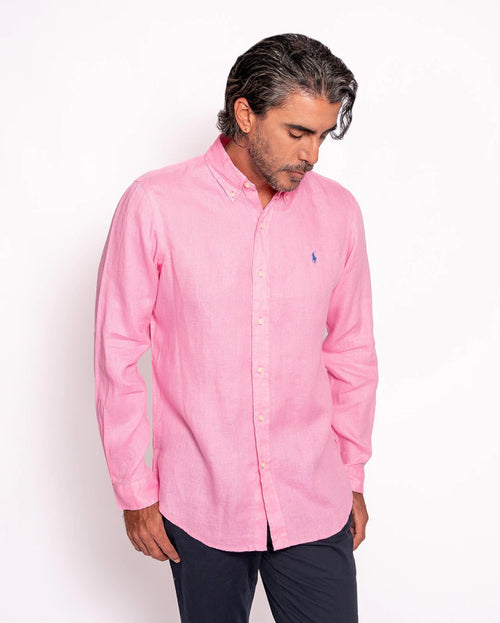 Camisa Lino Custom Fit