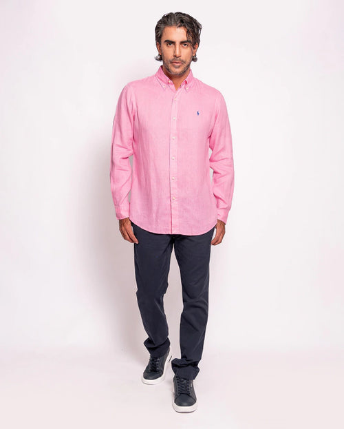 Camisa Lino Custom Fit