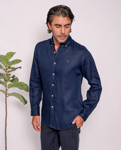 Camisa Lino Custom Fit