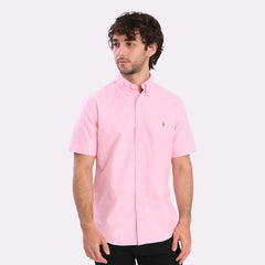 RALPH LAUREN CAMISA MANGA CORTA HOMBRE ROSADO