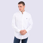 RALPH LAUREN CAMISA MANGA LARGA HOMBRE BLANCO